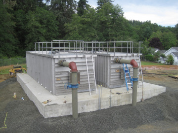 Two MRI Package Units for water treatment at installation provide maximum flow in minimal space